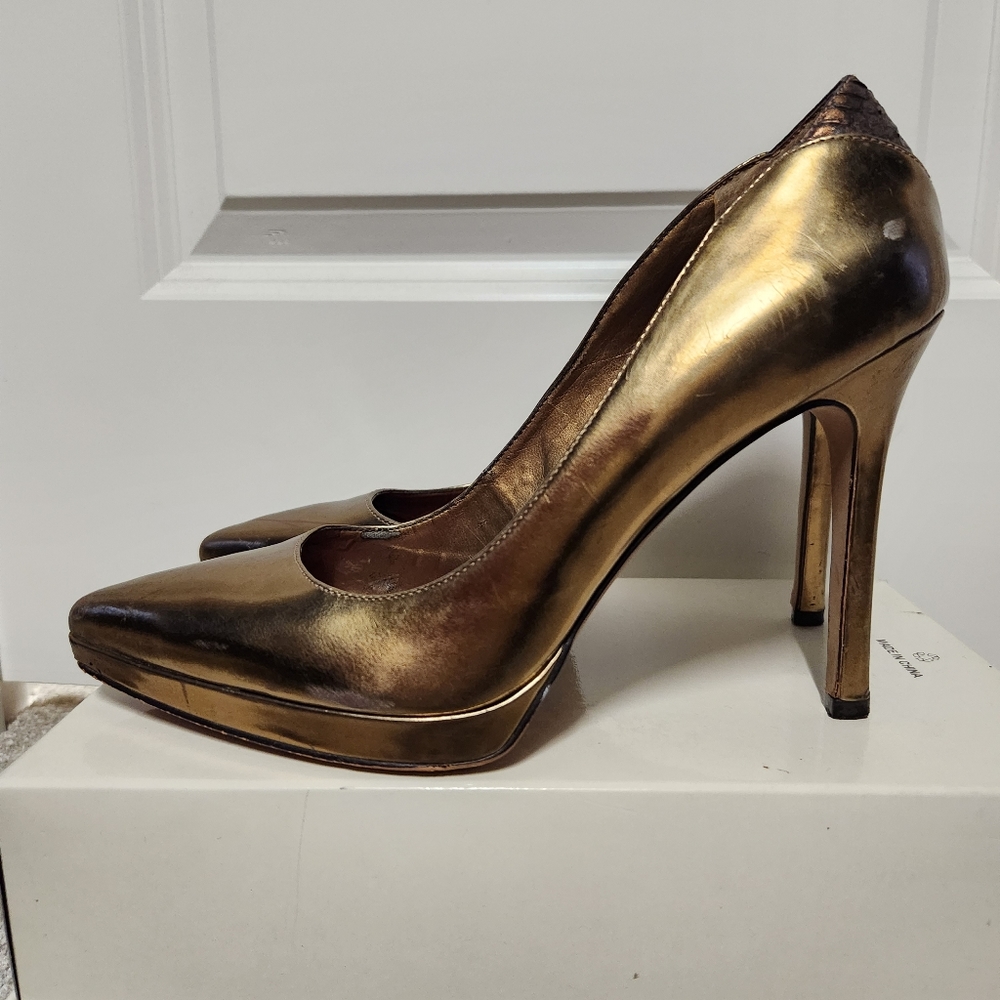 Copper Sam Edelman Platform Heels